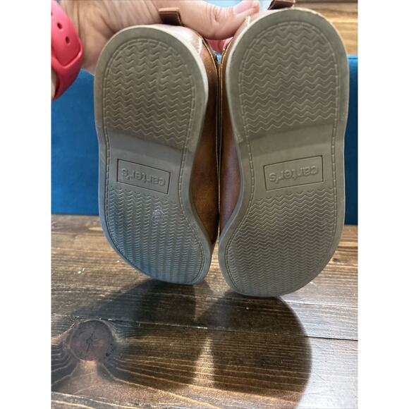 CARTERS TODDLER BROWN LOAFERS Size 13 Slip On EUC - Picture 6 of 6